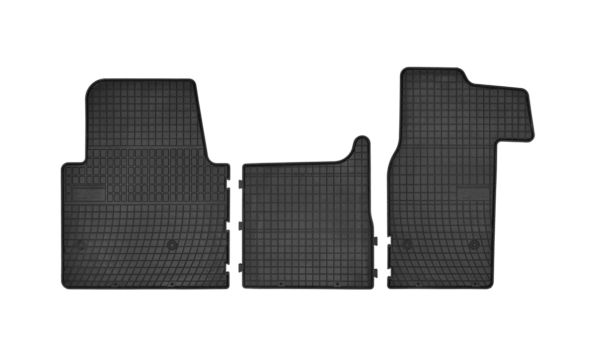Frogum gummimatter til Opel Movano B (2010-2022) – svart, 3-delers sett med 1 cm sidekant
