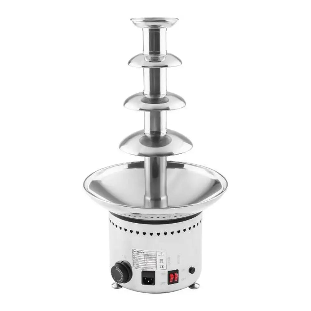 Chocolate Fountain med 4 Nivåer i Rustfritt Stål 230w