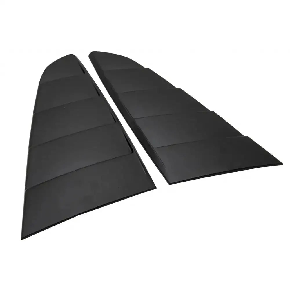 Classic Quarter Side Window Louvers Suitable for Ford Mustang Mk6 vi Sixth Generation (2015-2019) Matte Black Pft Design