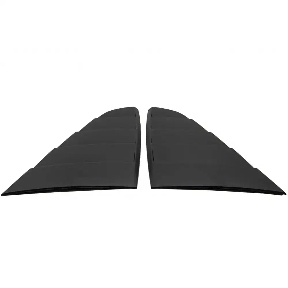 Classic Quarter Side Window Louvers Suitable for Ford Mustang Mk6 vi Sixth Generation (2015-2019) Matte Black Pft Design
