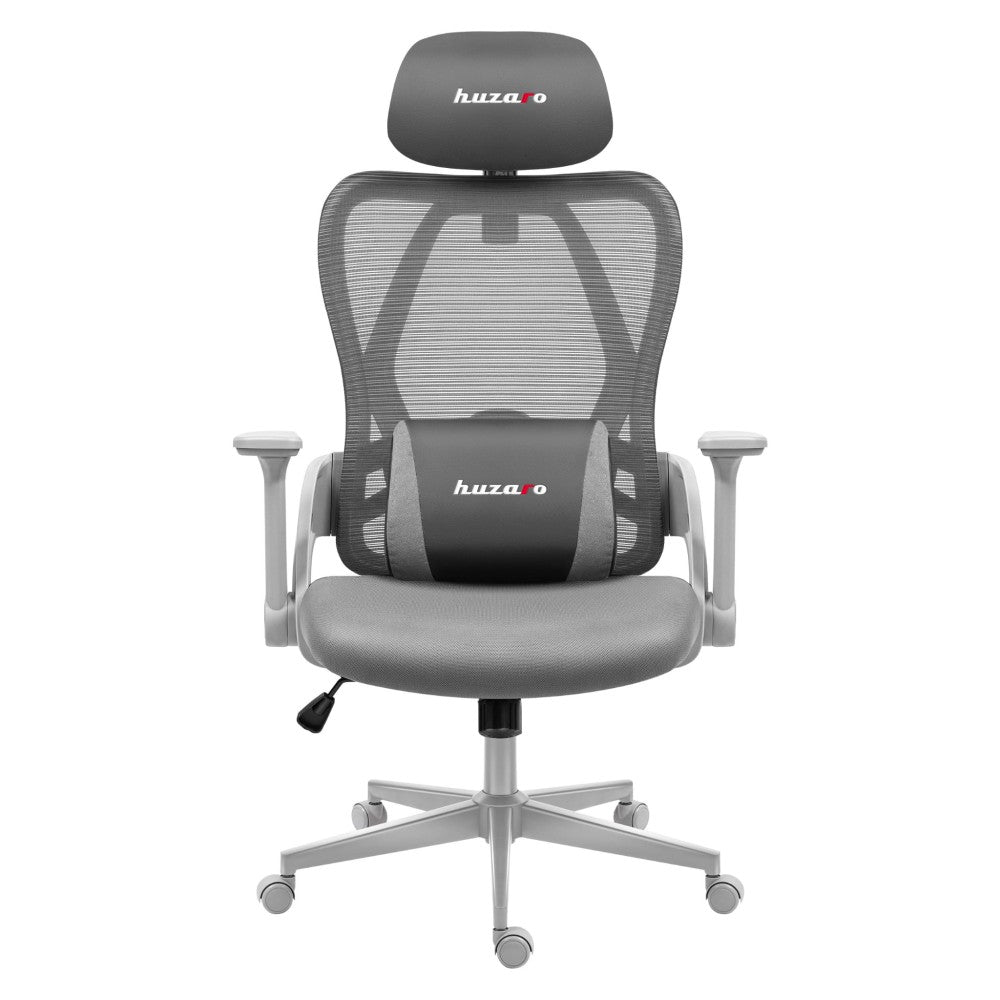 Huzaro Combat 2.7 grå – sideprofil med stolbase