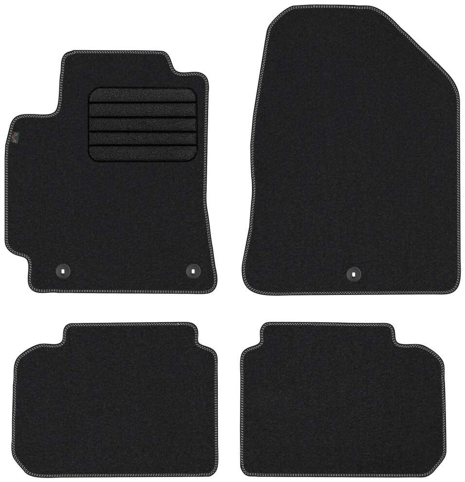 Unknown stoffmatter til Hyundai i30 I CW – premium velour svart