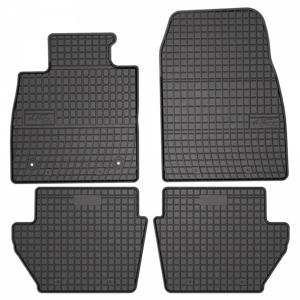 Frogum gummimatter til Ford Puma II (2019–) – svart/anthracite, sett á 4 med 1 cm sidekant og TÜV-godkjenning