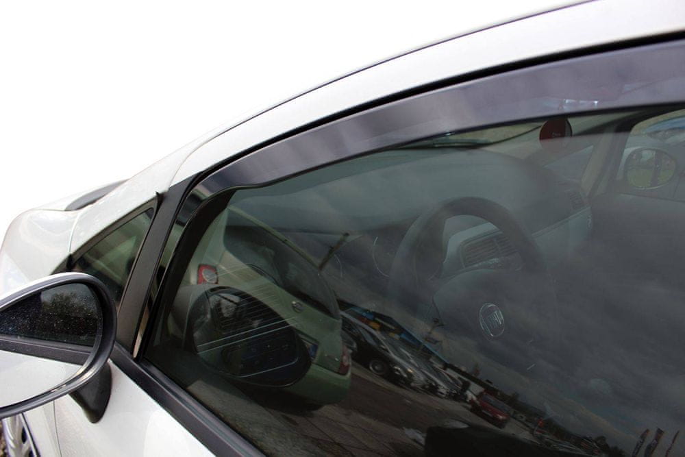 Heko vindavviser til Fiat PUNTO GRANDE /EVO 3-dørs – sort/transparent