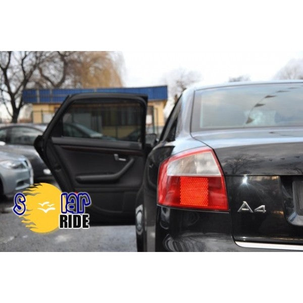 Solskjerm Audi A4 (B6) Sedan (2000-2006) (4 stk) - sett bakfra