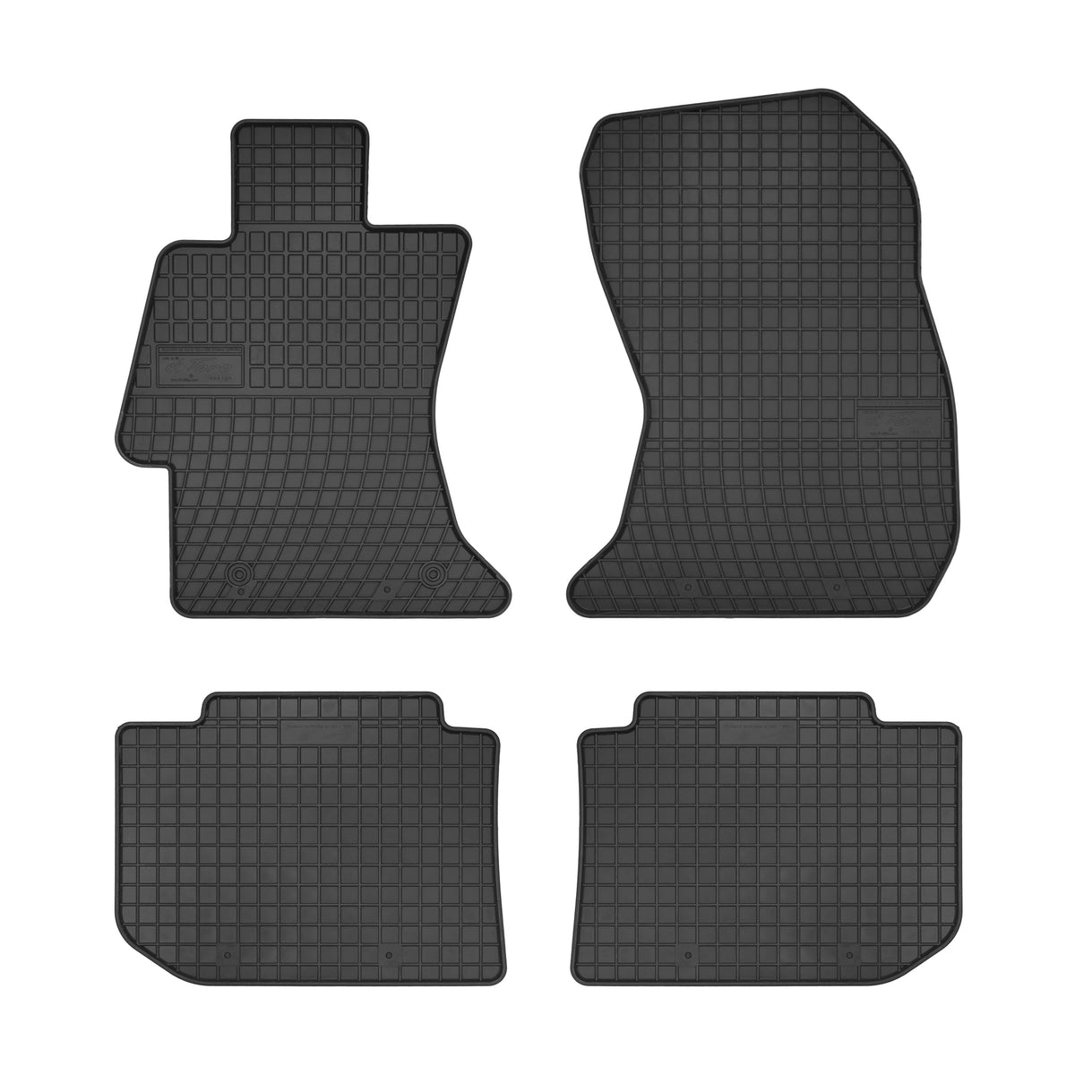 Frogum gummimatter til Subaru Levorg I / XV I (2014-2020) – svart, vanntette, sett med 4