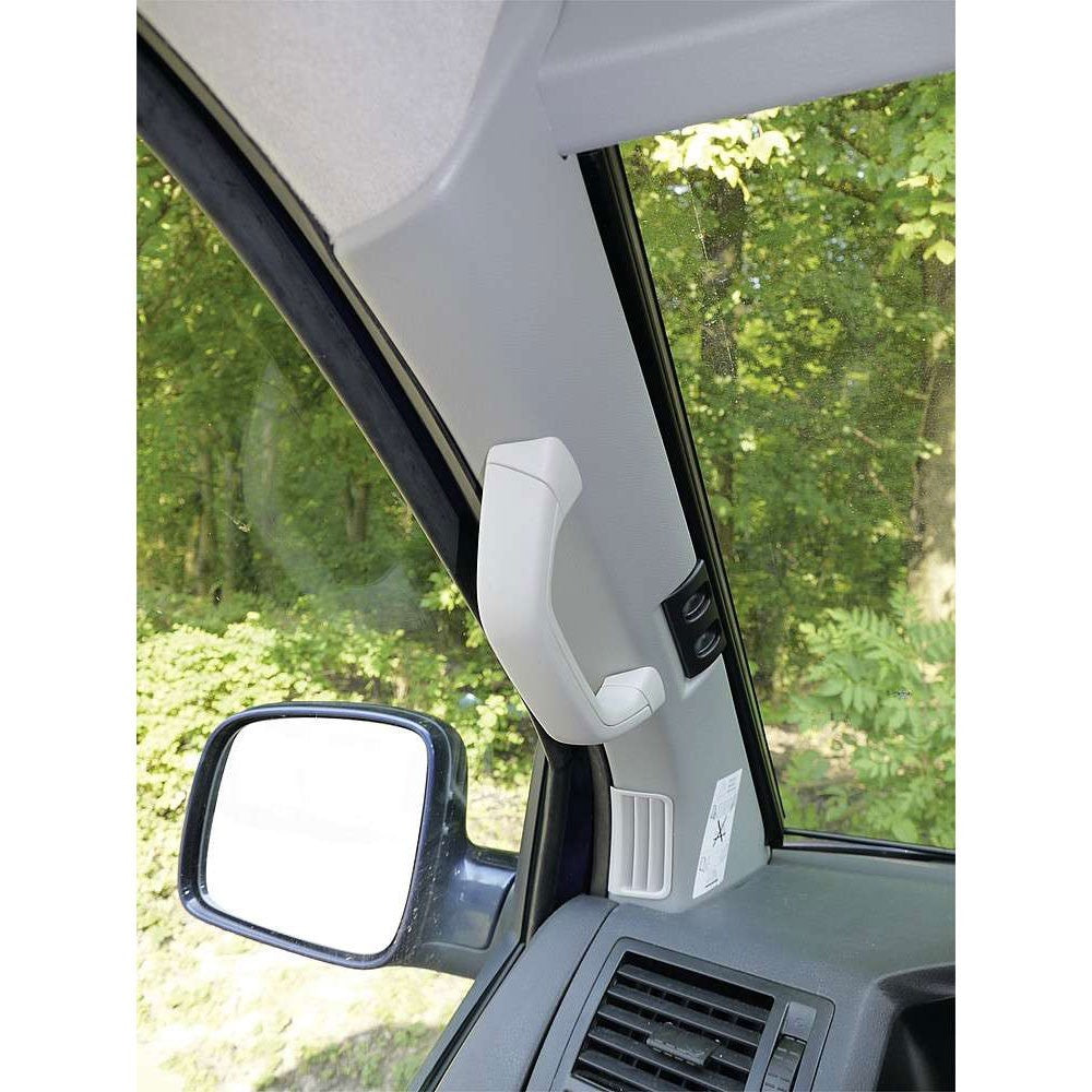 Solskjerm Vw T5 Frontrute solbeskyttelse (2003-2015) (2 stk) - sett bakfra