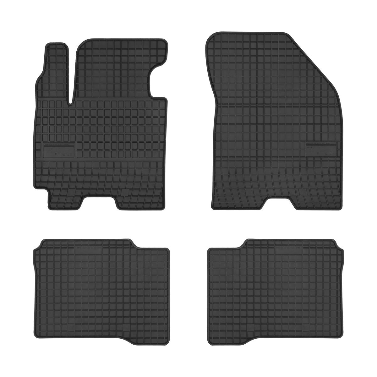 Frogum gummimatter til Suzuki Swift IV (2017–) – svart, vanntette, sett med 4, 1 cm sidekant