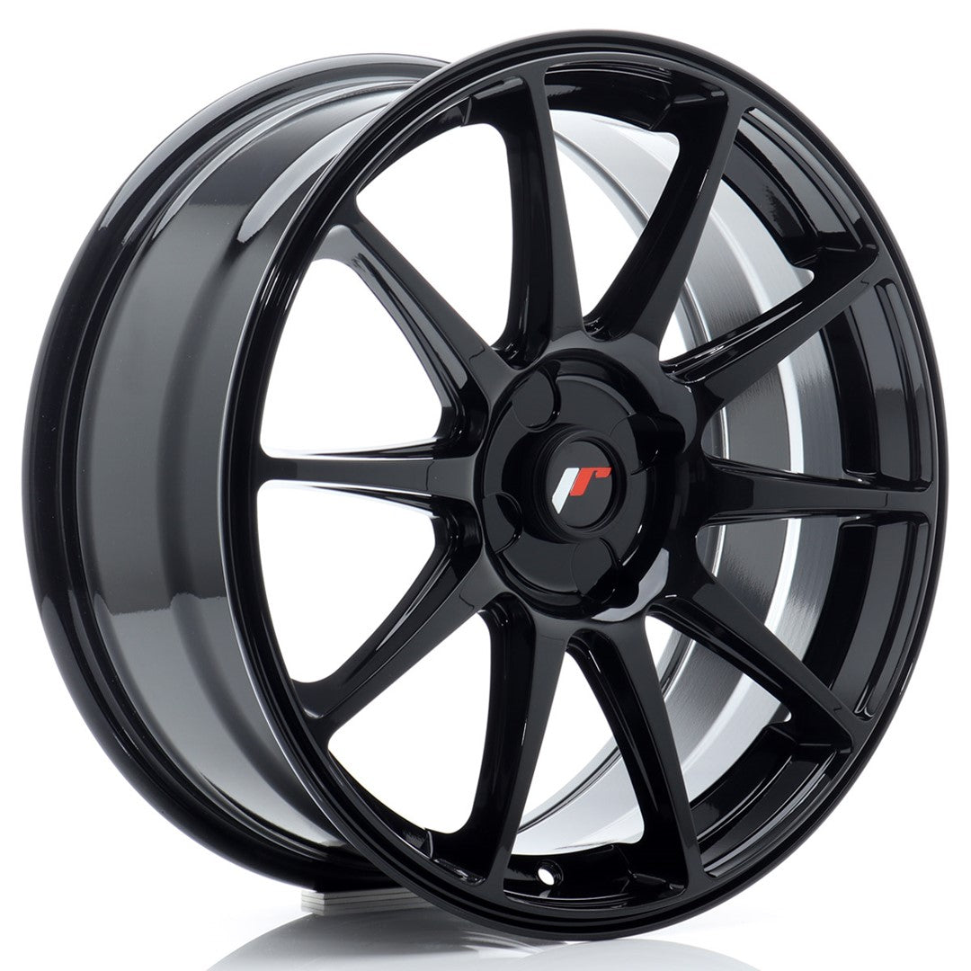 Felg JR Wheels JR11 18x7,5" Black – sett forfra
