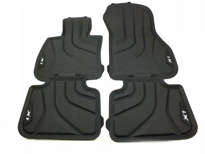 BMW OEM TPE gulvmatter til BMW X1 II (F48) 2015-2022 – 4-delers sett i Titanium Black