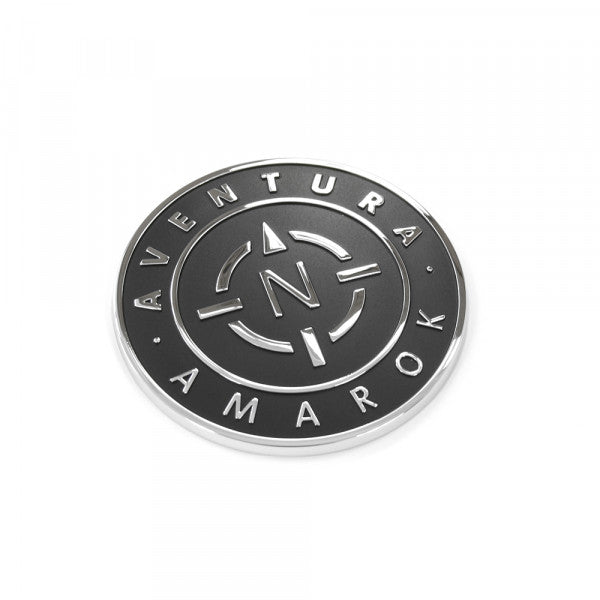 Emblem/logo til Vw Amarok > / Glossy Chrome i Satin Black med perfekt passform og enkel montering