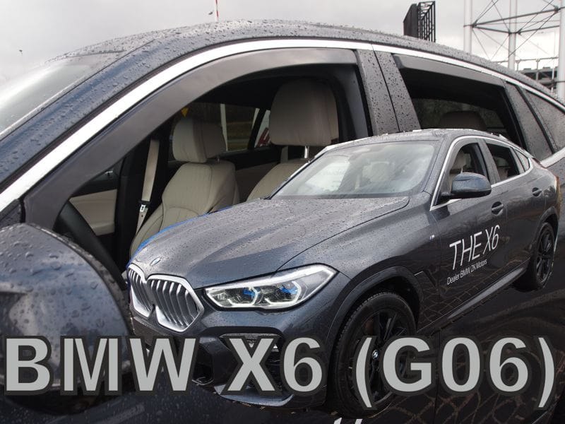 Heko vindavviser til Bmw X6 (G06) / sett 4 stk. – PMMA Plexi materiale