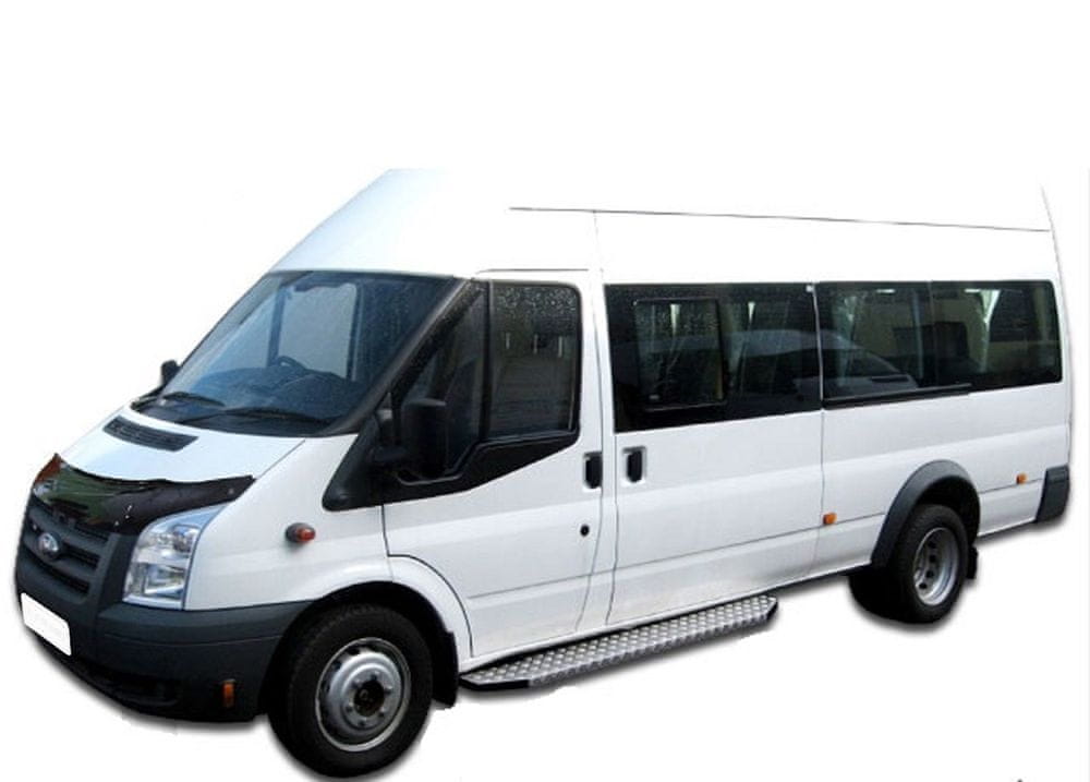 Scoutt panserbeskytter i akryl til Ford Transit 2006-2013, svart blank, enkel montering med klips