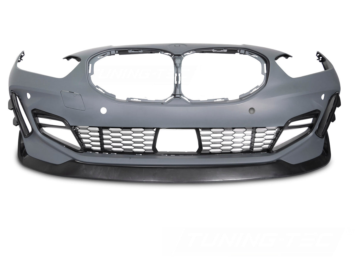 Frontfanger Performance Style PDC ACC til BMW F40 19-24 sett rett forfra på hvit bakgrunn.
