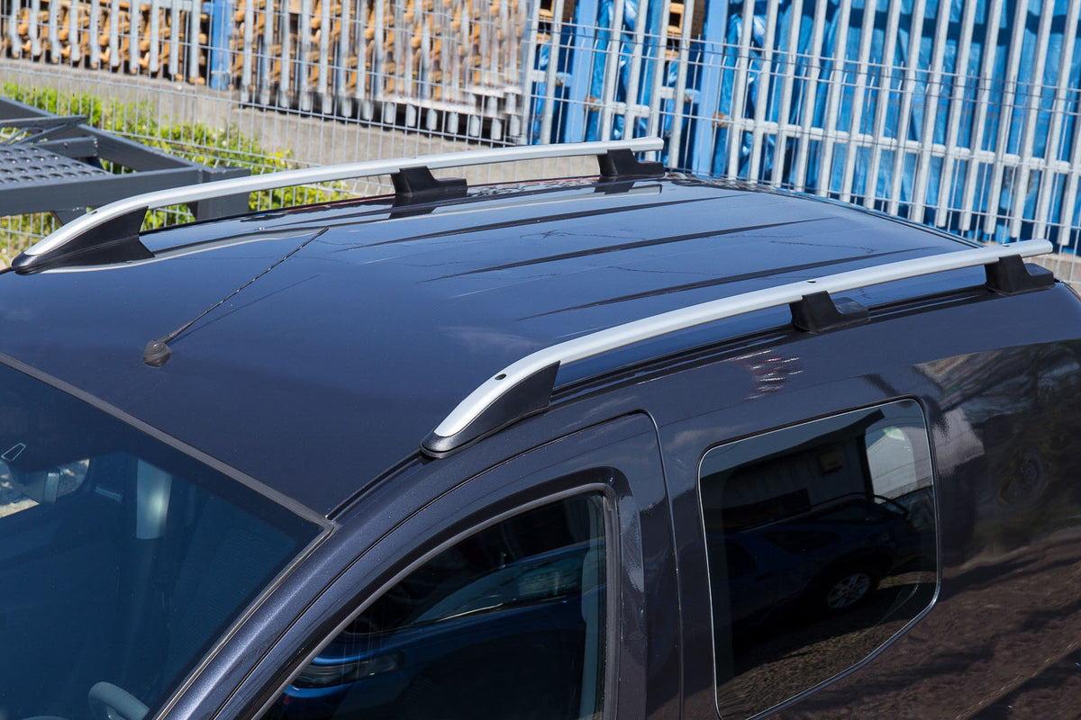 Takrails Ventshield til Citroen NEMO 2007-2017 i krom matt aluminium og ABS