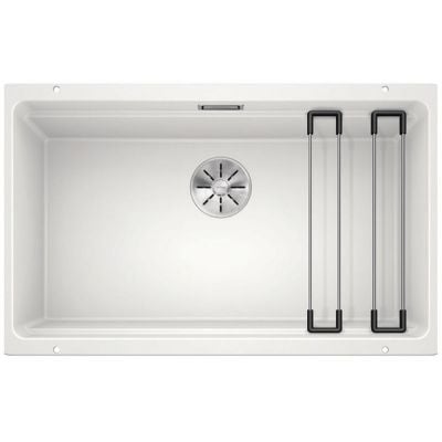 Blanco Etagon 700-U hvit kjøkkenvask i granittkompositt sett ovenfra