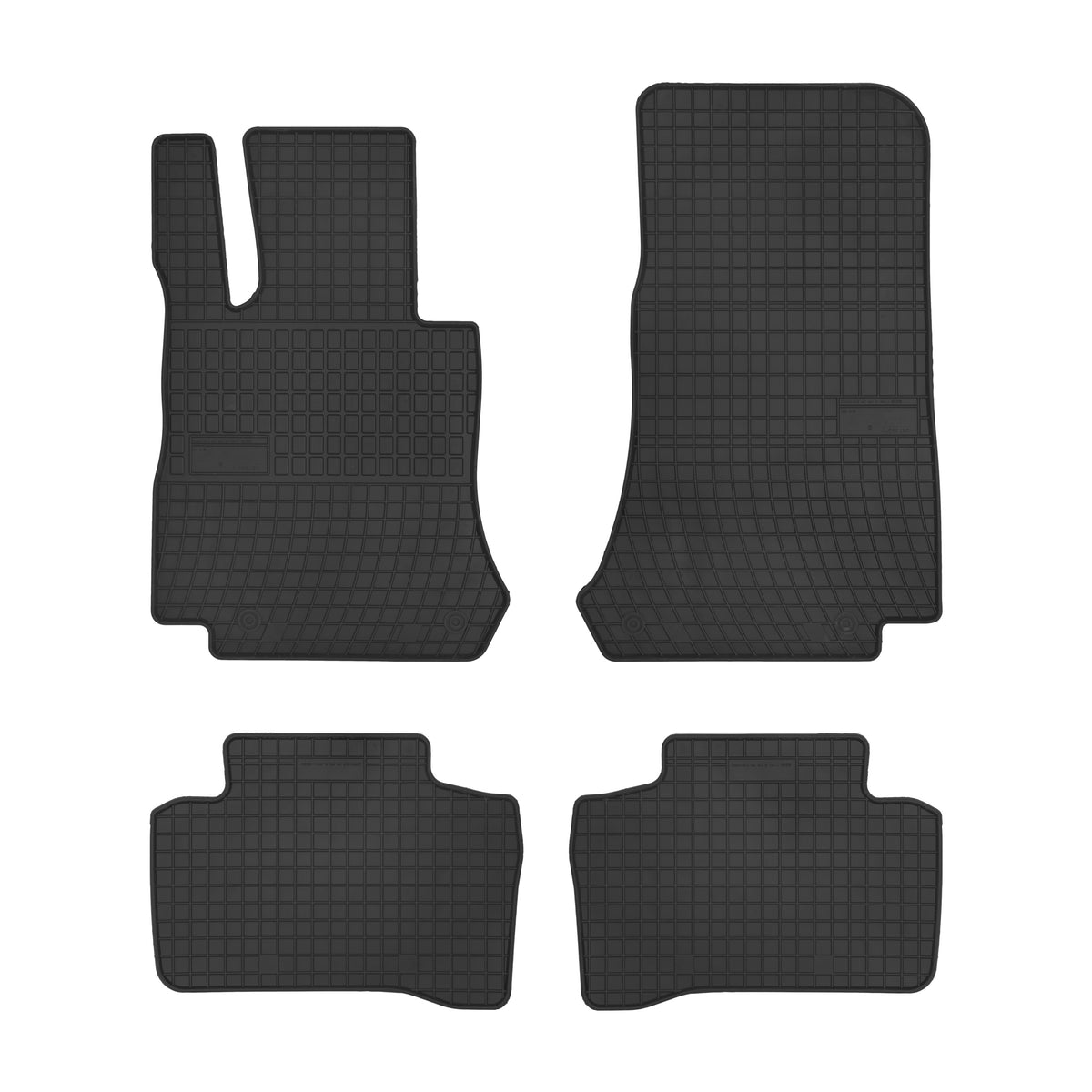 Frogum gummimatter til Mercedes GLC X253 (2015–2022) – svart-anthracite, 4-delers sett med 1 cm sidekant