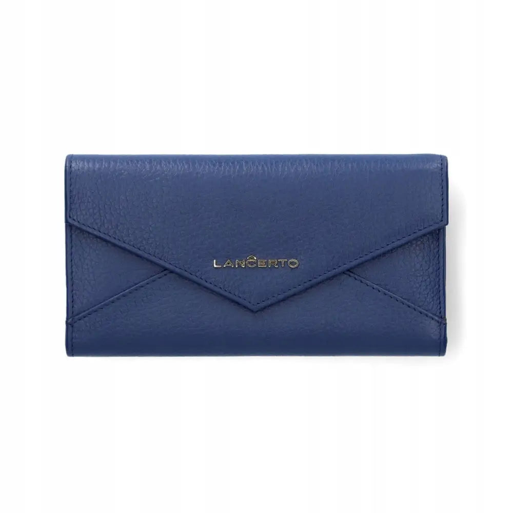 Dame Lommebok Marineblå Stor Clutch Lancerto