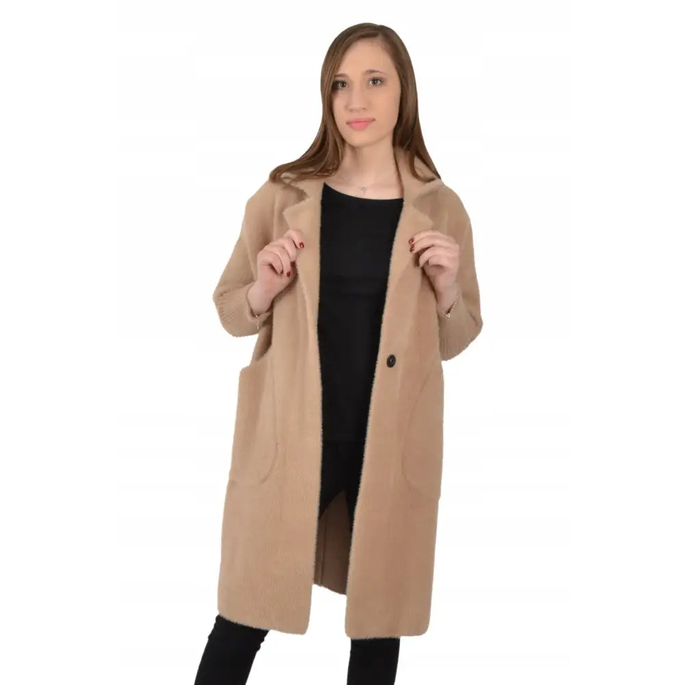 Damefrakk Lang Alpakkaull Størrelse r Universal - 62 Cm v