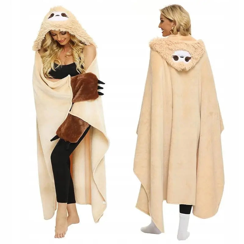 Damejakke Varm Stor Vinterhettegenser