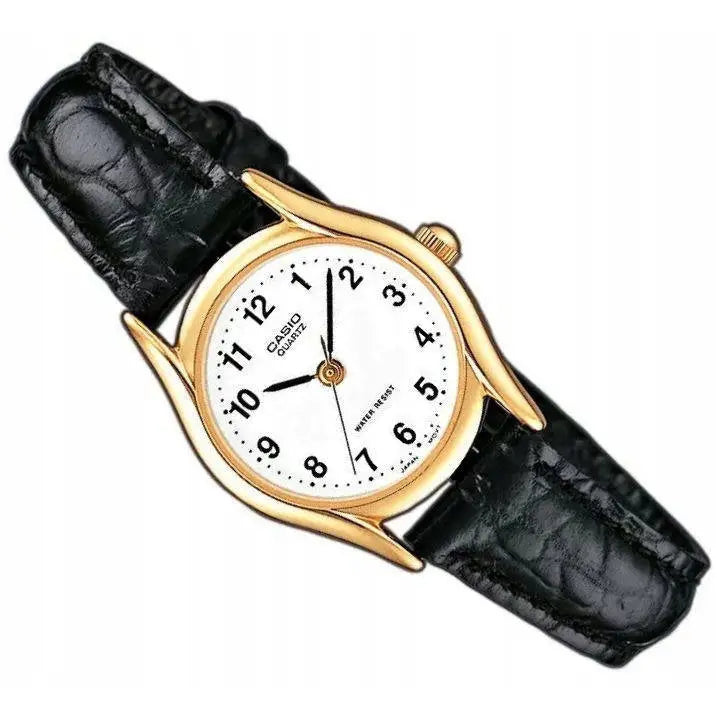 Dameklassisk Gullfarget Lettlest Casio Klokke Ltp-1154pq