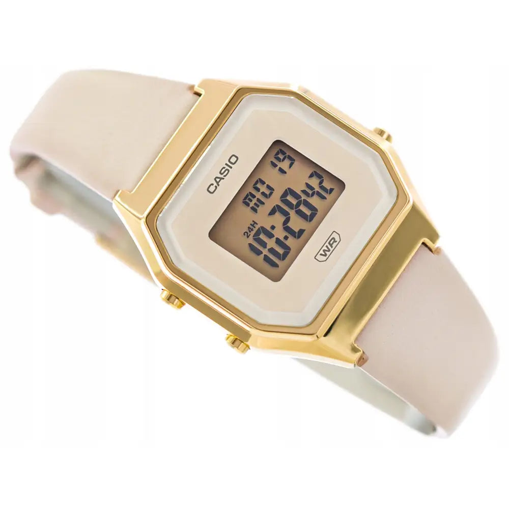 Dameklokke Casio La680wegl-4ef Vintage Retro Gull