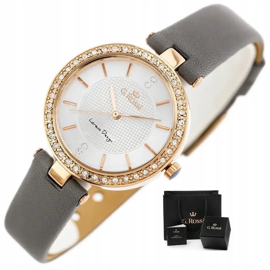 Dameklokke fra G. Rossi Colibra Stilig + eske med Gravering