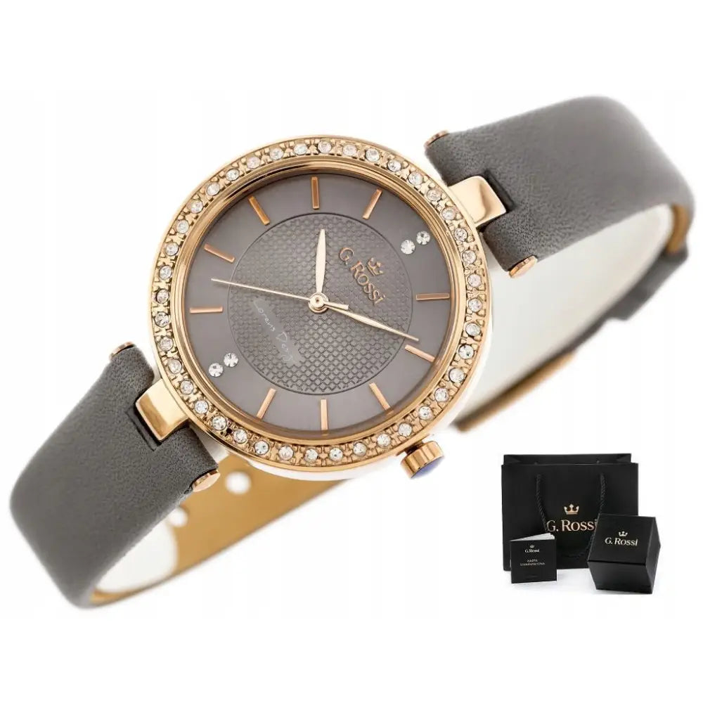 Dameklokke g Rossi Birma med Zirkonia + Gravering