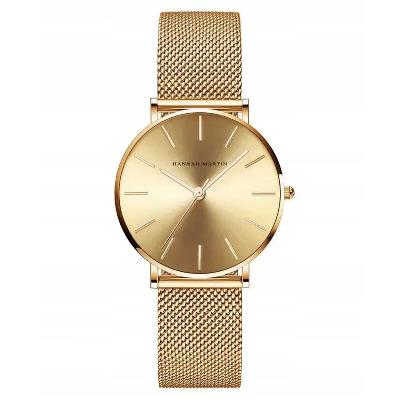 Dameklokke i Ekte Gullfarge Truegold