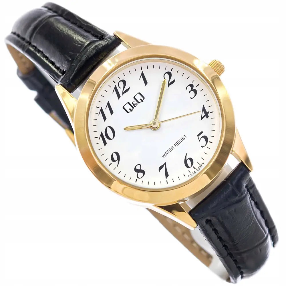 Dameklokke Qq C01a-008py Klassisk til Hverdags Bruk