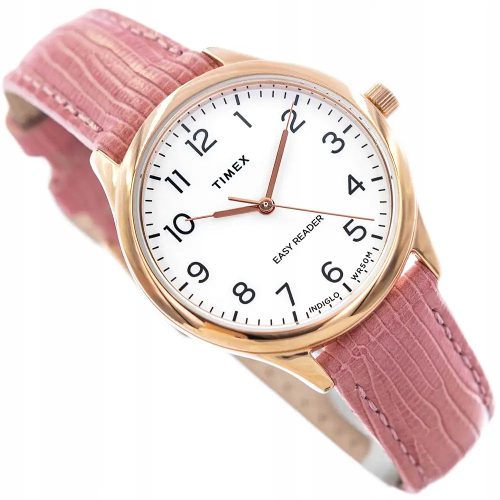 Dameklokke Timex Tw2u81000 Easy Reader Rosa