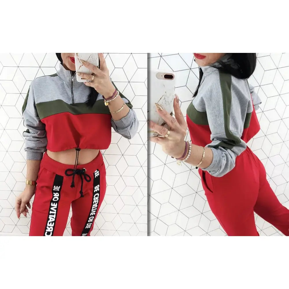 Damekomplett Be Creative Bukser med Sidelinjer S,m,l