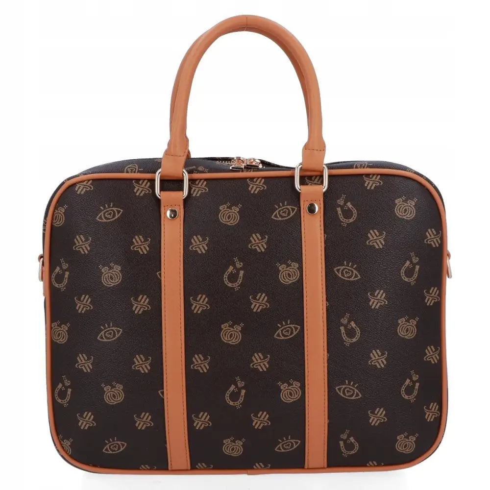 Dameveske Herisson 2052h401 Sjokoladebrun/rustrød