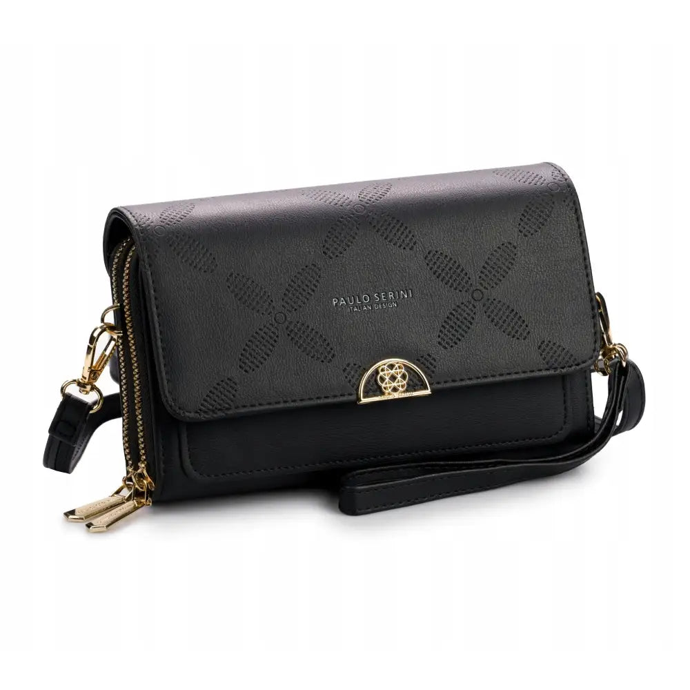 Dameveske Paulo Serini øko Lær Svart