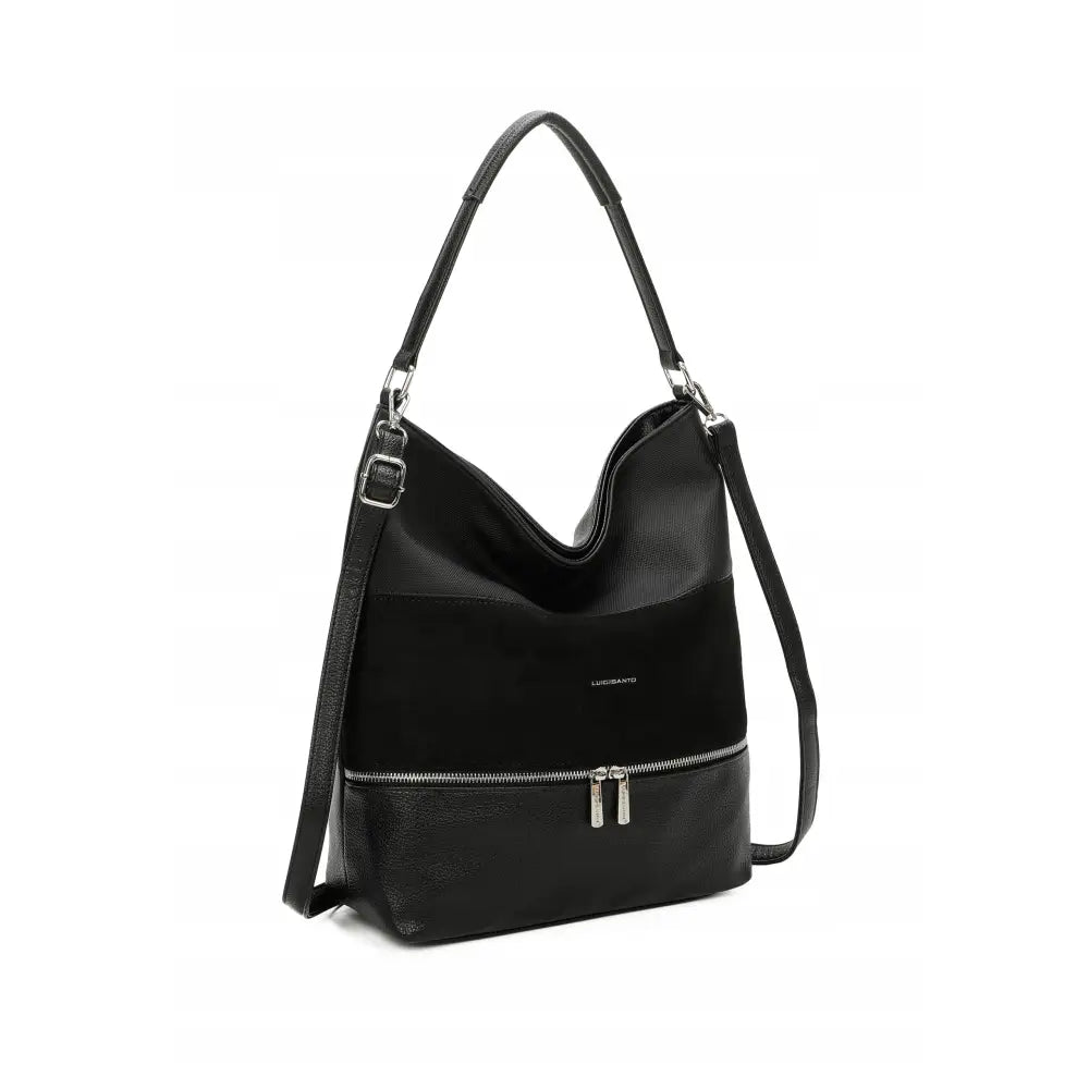 Dameveske Shopper Pose A4 Luigisanto Svart