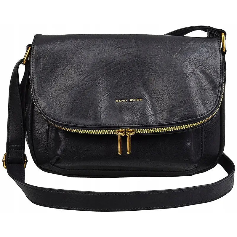 David Jones Dameskulderveske med Stropp Logo Lommer
