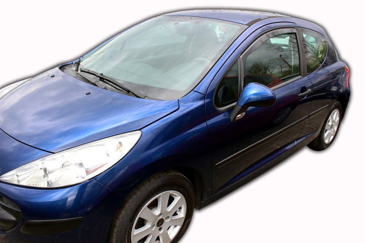 Heko vindavviser til Peugeot 207 3-dørs 2006→ sett 4 stk. – PMMA Plexi
