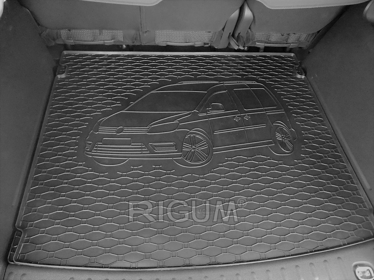 Rigum bagasjeromsmatte til Vw Caddy III / IV – svart titanium