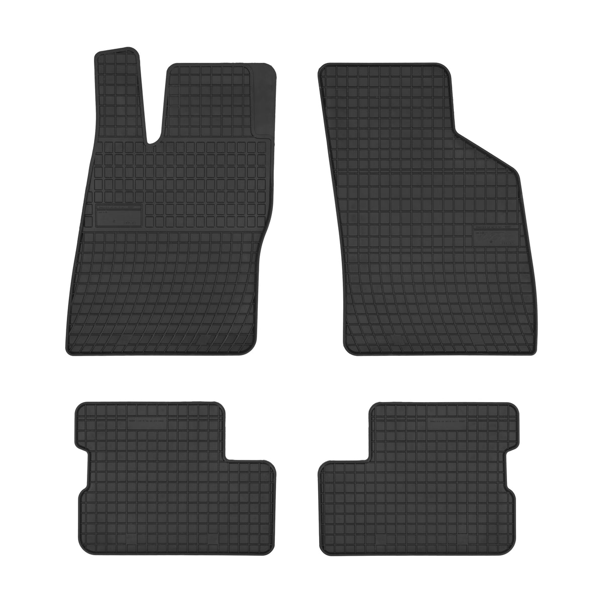 Frogum gummimatter til Opel Astra F (1991-2002) – svart-anthracite, sidekant 1 cm, sett med 4