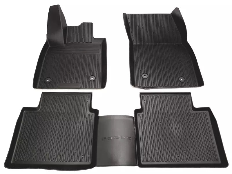 Ford OEM TPE gummi gulvmatter til Ford Focus IV (2018–) – sett med 4, vanntett og sklisikker