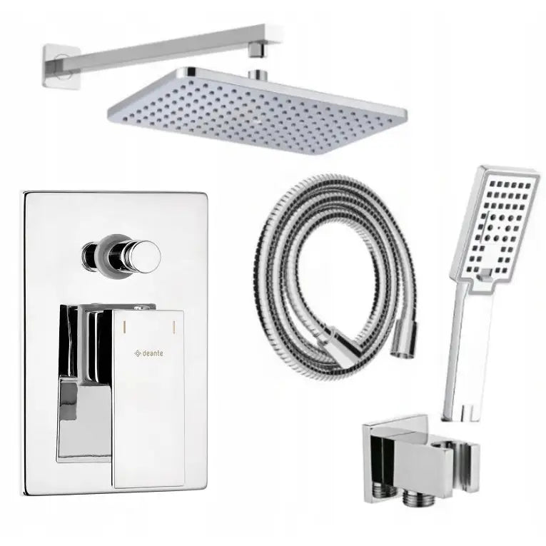 Deante Innebygd Batteri + Sett med 30 Cm Regndusj