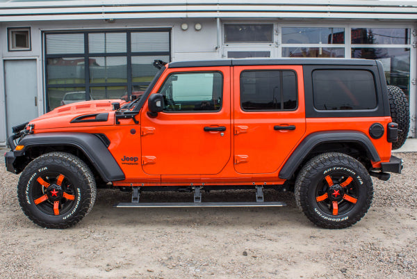 Stigtrinn Jeep Wrangler JL Ventshield (2017-) - detaljer