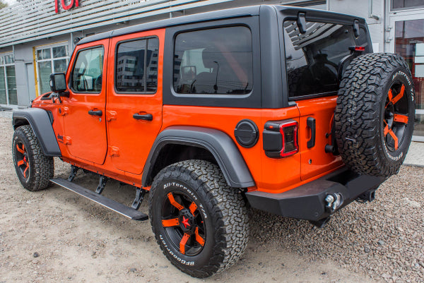 Stigtrinn Jeep Wrangler JL Ventshield (2017-) - nærbilde