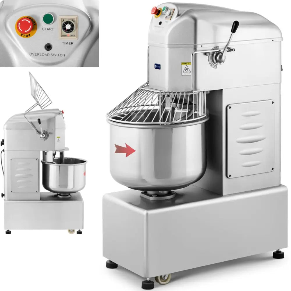 Deigblander Spiral Mikser med Fast Deig 45 l 2100 w