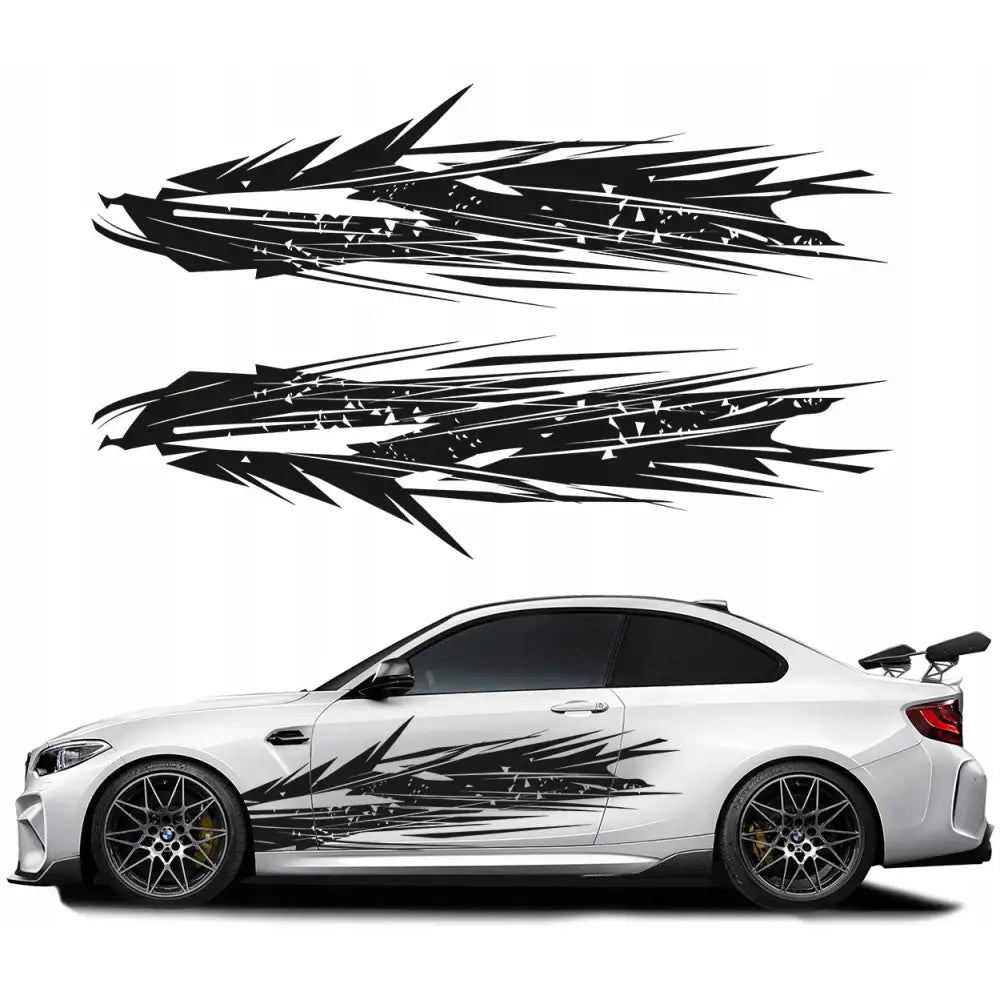 Dekaler for Bilside med Trekanter 157x44cm