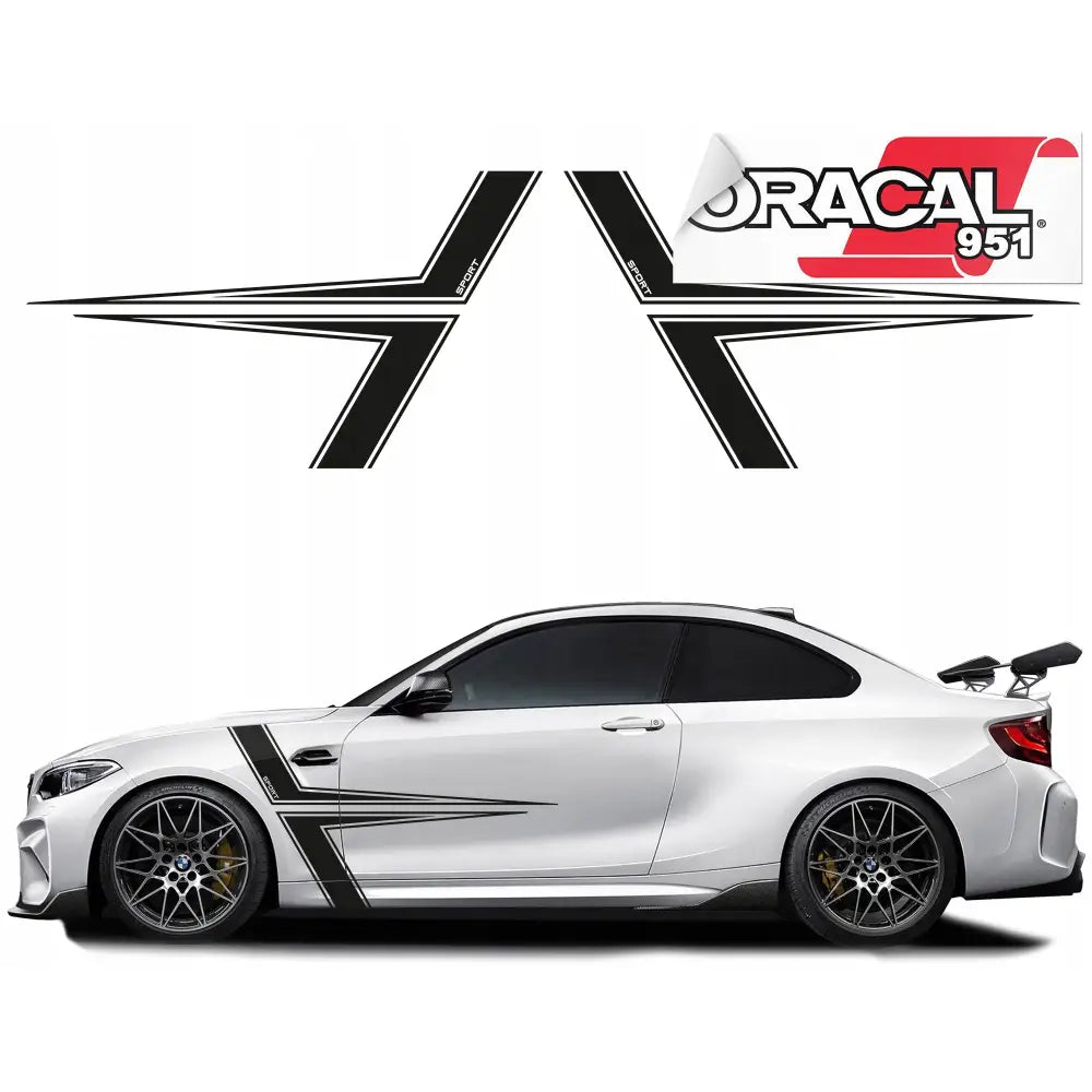 Dekaler for Bilside Striper 147x84cm 951 Mg