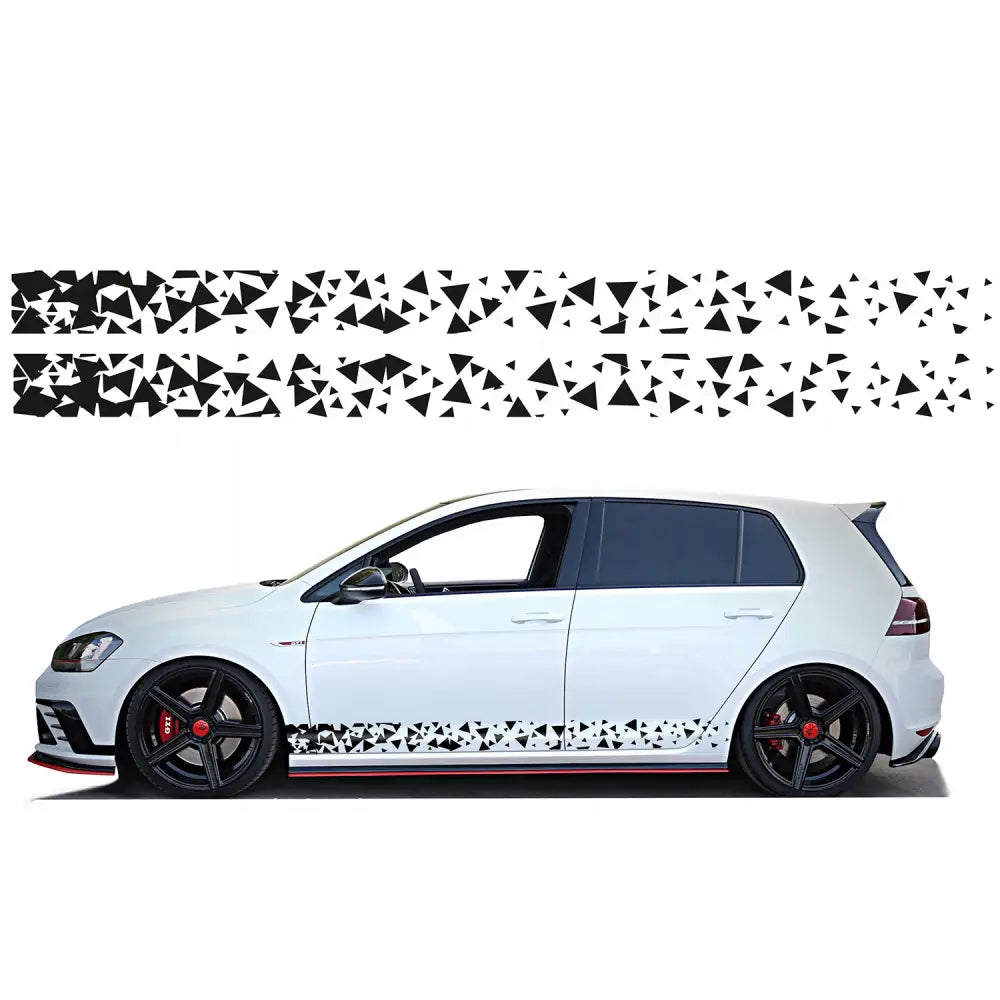 Dekalklist for Bilside Trekantmønster 220x14cm