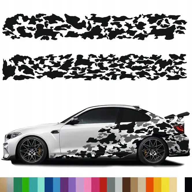Dekalklist Grafikk til Bil Camo Kamuflasje 44x600cm | Farger