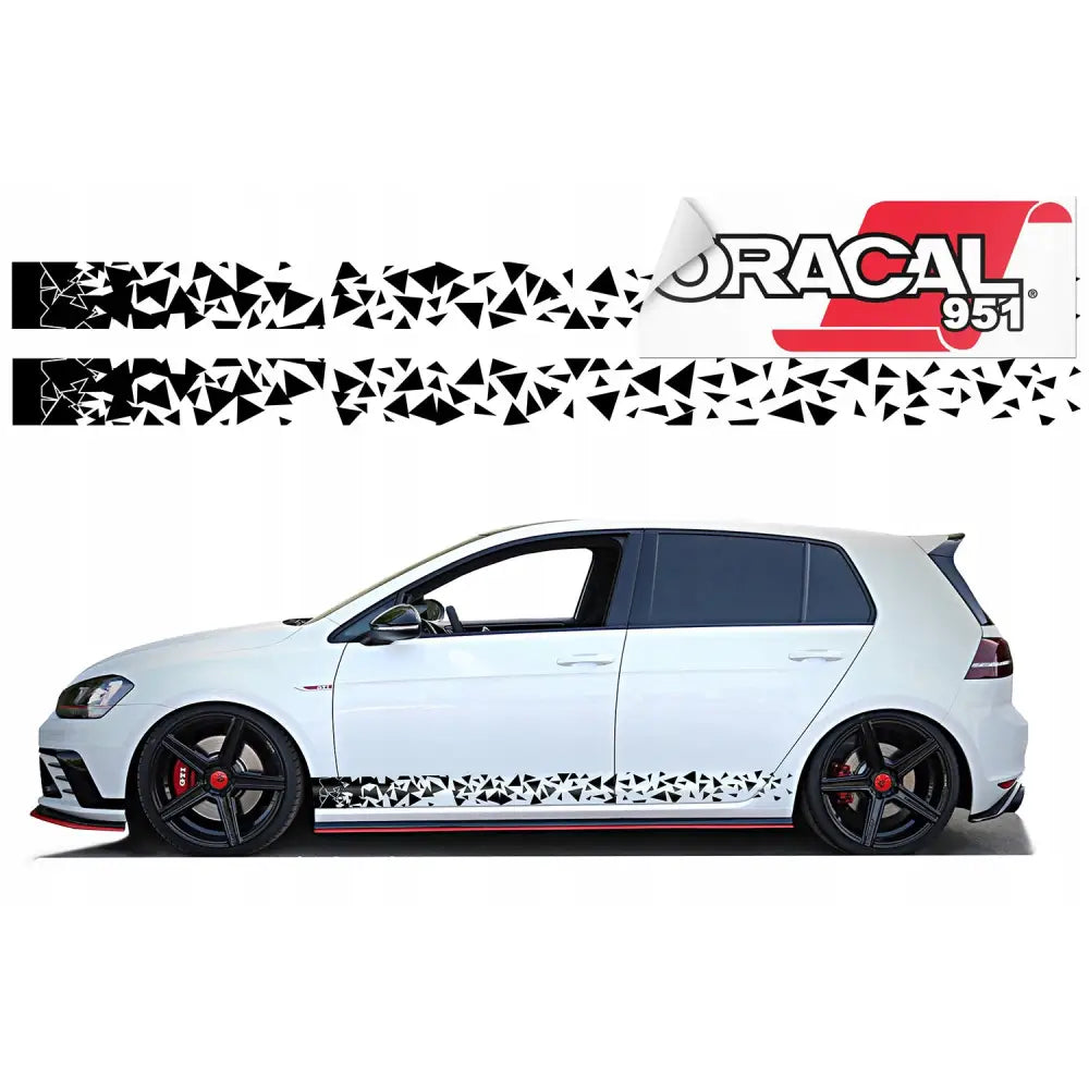 Dekalklist Side Stripe for Bil Triangle 220x14cm