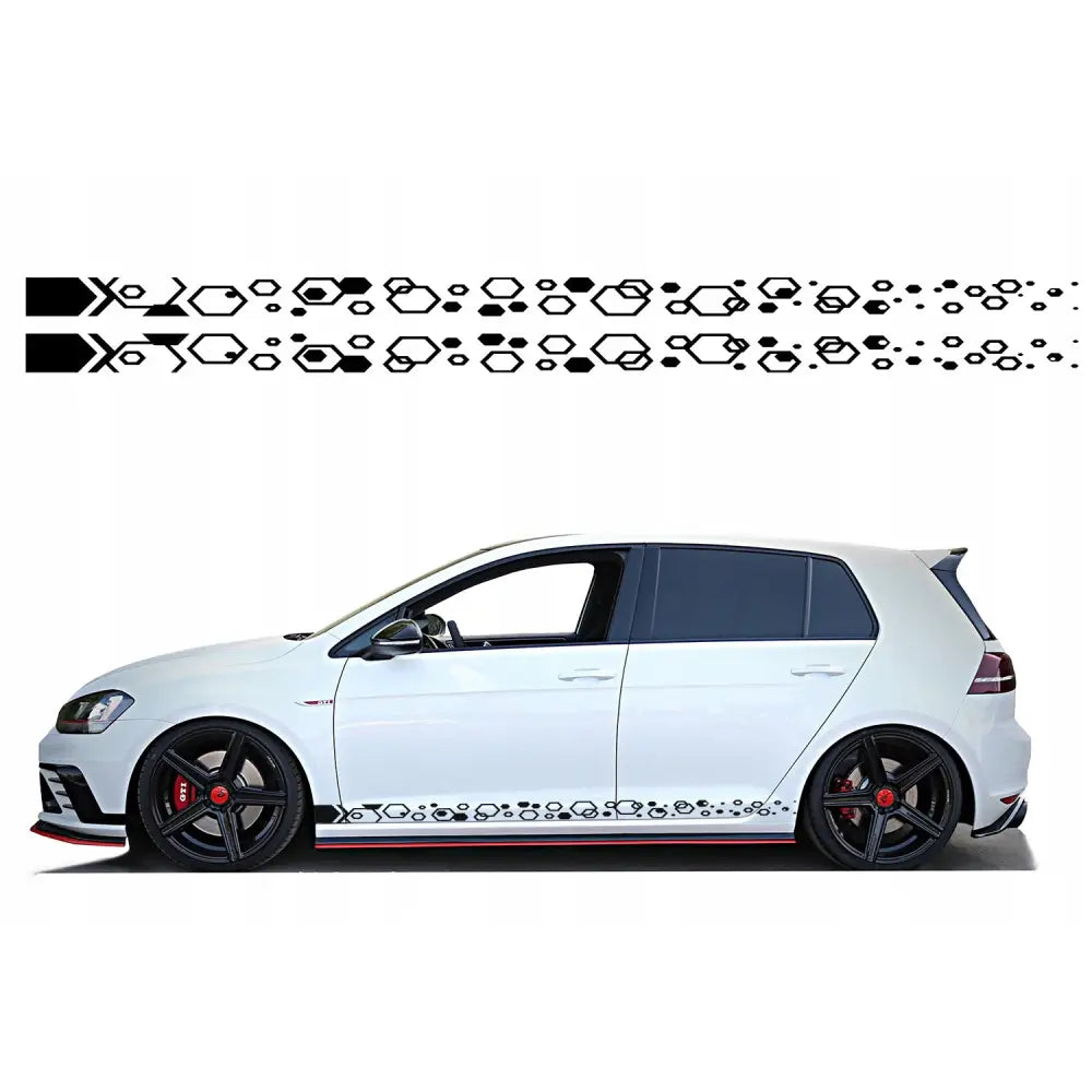 Dekalklist til Bilside Hexagon 220x8cm